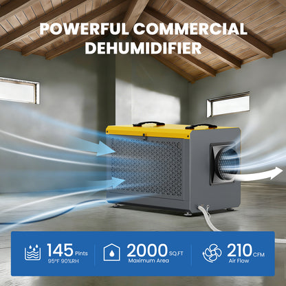 125 Pints Commercial Dehumidifier