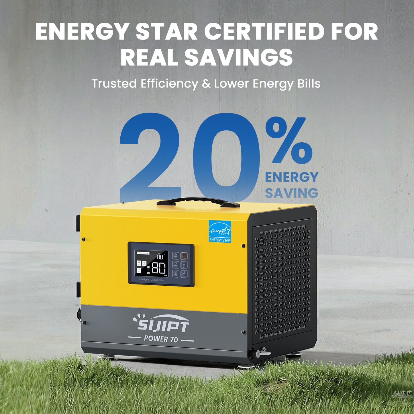 80 Pints Dehumidifier with Pump