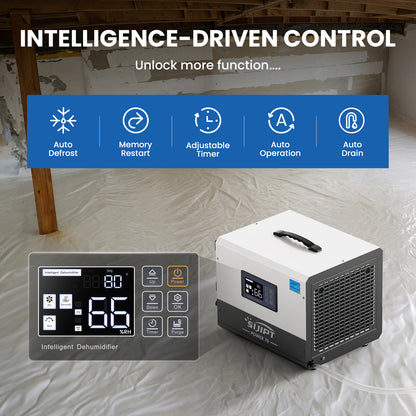 80 Pints Dehumidifier with Pump