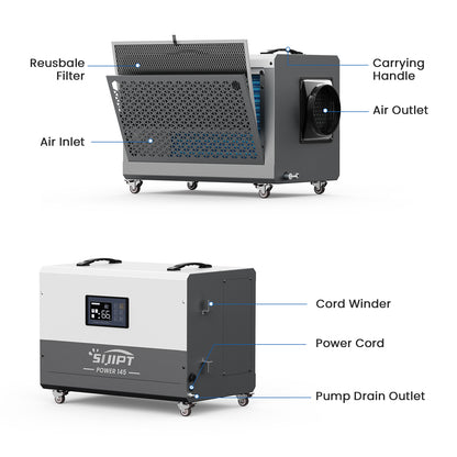 125 Pints Commercial Dehumidifier